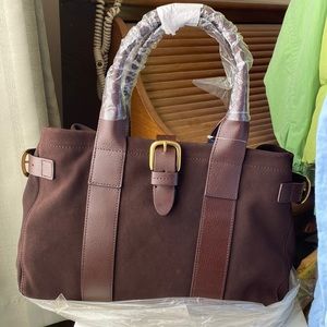 Suede & leather handbag!   👜